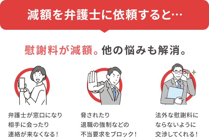 減額を弁護士に依頼すると…